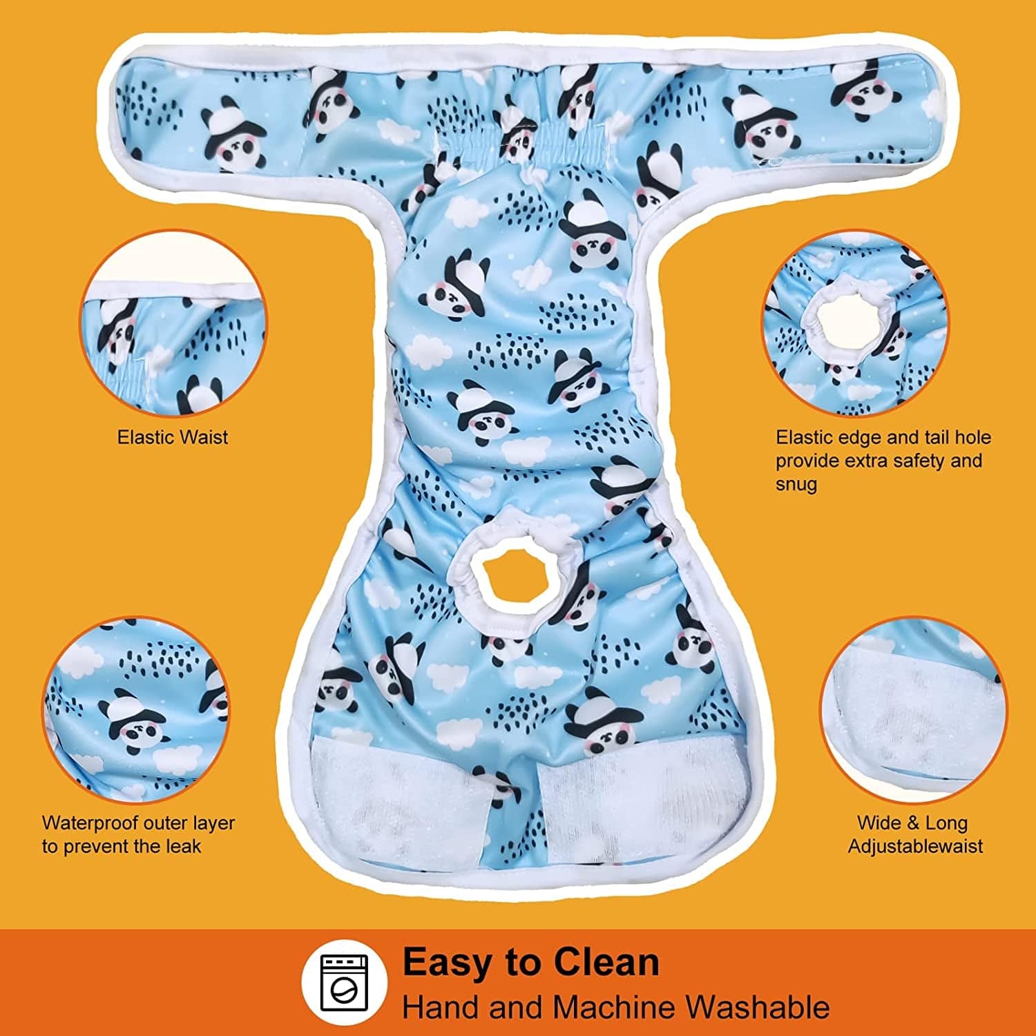 Amazon.com : Balacoo 6 pcs Period Pants for Dogs Dog Period Panties Dog  Clothes for Large Dogs Dog Physiological Pants Diapers for Dogs pet Diapers  Dog Panties Small Dog Diapers The Dog